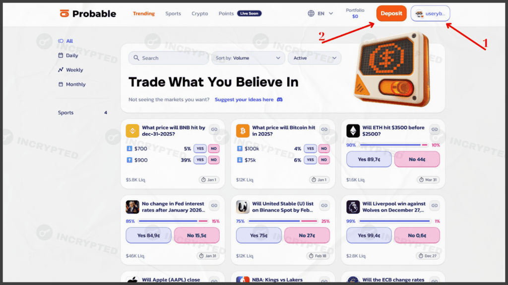 Probable — фармим поинты с прицелом на дроп